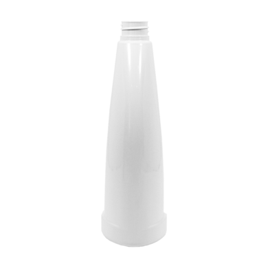 Frasco PET Oval 500ml 28/410 Branco - (10 UNI S/ TAMPA)