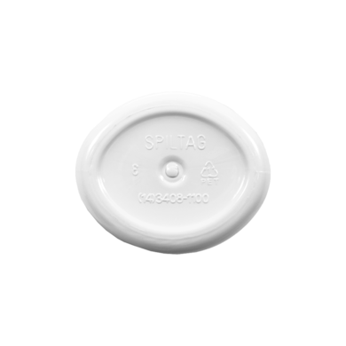 Frasco PET Oval 500ml 28/410 Branco - (10 UNI S/ TAMPA)