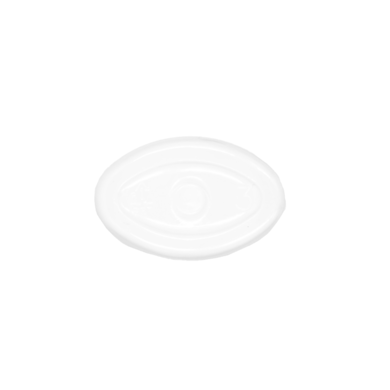 Frasco PET Oval 60ml 20/410 Branco - (10 UNI S/ TAMPA)