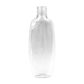 Frasco PET Oval 83 200ml 24/415 Cristal - (10 UNI S/ TAMPA)