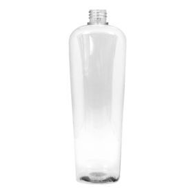 Frasco PET Quadrado 1000ml 28/410 (46g) Cristal - (10 UNI S/ Tampa)