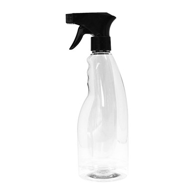 Frasco Spray Limpeza 500ml c/ Válvula Preta