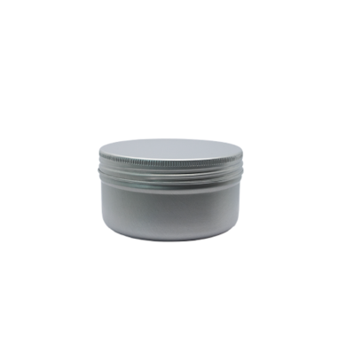 Pote Alumínio Cilíndrico 100ml R70 Prata (10 unidades com tampa)