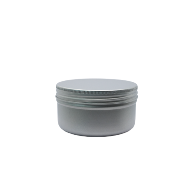 Pote Alumínio Cilíndrico 100ml R70 Prata (10 unidades com tampa)