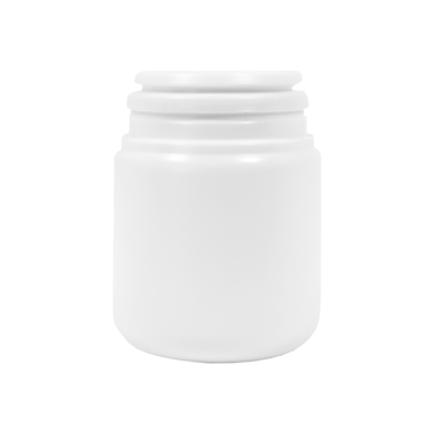 Pote para Cápsula PEAD 70ML Branco R41 (10 UNI S/ Tampa)