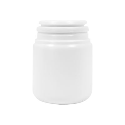 Pote para Cápsula PEAD 70ML Branco R41 (10 UNI S/ Tampa)