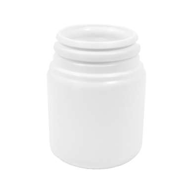 Pote para Cápsula PEAD 70ML Branco R41 (10 UNI S/ Tampa)