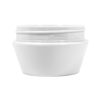 Pote PET Cilíndrica 50ml 63/400 Branco - (10 UNI S/ TAMPA)