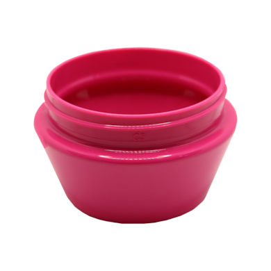 Pote PET Cilíndrica 80ml 63/400 Rosa Fluorescente - (10 UNI S/ TAMPA)