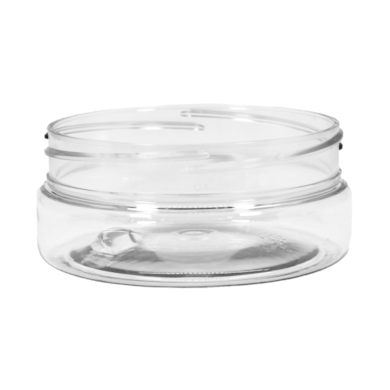 Pote PET Cilíndrico 100ml R87 Cristal - (10 UNI S/ TAMPA)