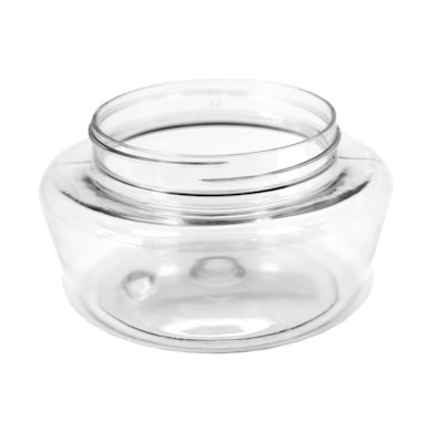 Pote PET Cilíndrico 150ml 63/400 Cristal - (10 UNI S/ TAMPA)