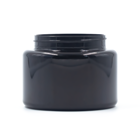 Pote PET Cilíndrico 200ml 63/400 Preto - (10 UNI S/ TAMPA)