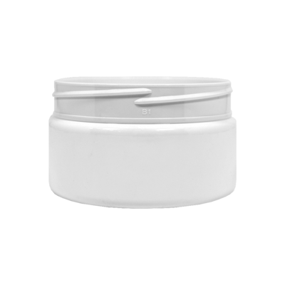 Pote PET Cilíndrico 200ml R87 Branco - (10 UNI S/ TAMPA)