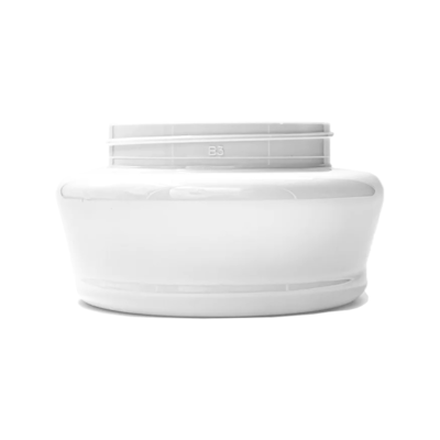 Pote PET Cilíndrico 250ml 63/400 Branco - (10 UNI S/ TAMPA)