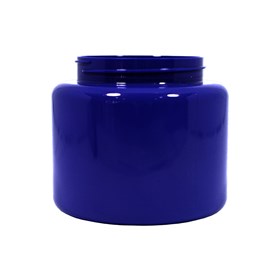 Pote PET Cilíndrico 300ml 63/400 Azul Escuro - (10 UNI S/ TAMPA)