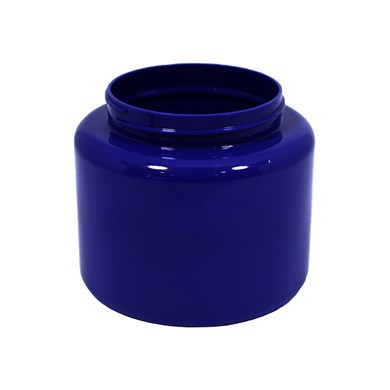 Pote PET Cilíndrico 300ml 63/400 Azul Escuro - (10 UNI S/ TAMPA)