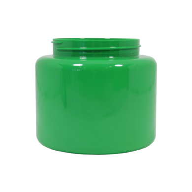 Pote PET Cilíndrico 300ml 63/400 Verde Claro  - (10 UNI S/ TAMPA)