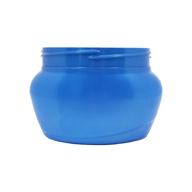 Pote PET Cilíndrico 300ml R87 Azul Perolado - (10 UNI S/ TAMPA)