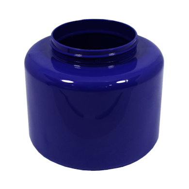 Pote PET Cilíndrico 500ml 63/400 Azul Escuro - (10 UNI S/ TAMPA)