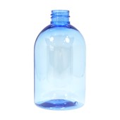 Produto Saboneteira PET Cilíndrica 380ml 28/410 (31g) Azul Transparente - (10 UNI S/ TAMPA)