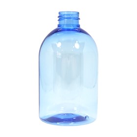 Saboneteira PET Cilíndrica 380ml 28/410 (31g) Azul Transparente - (10 UNI S/ TAMPA)